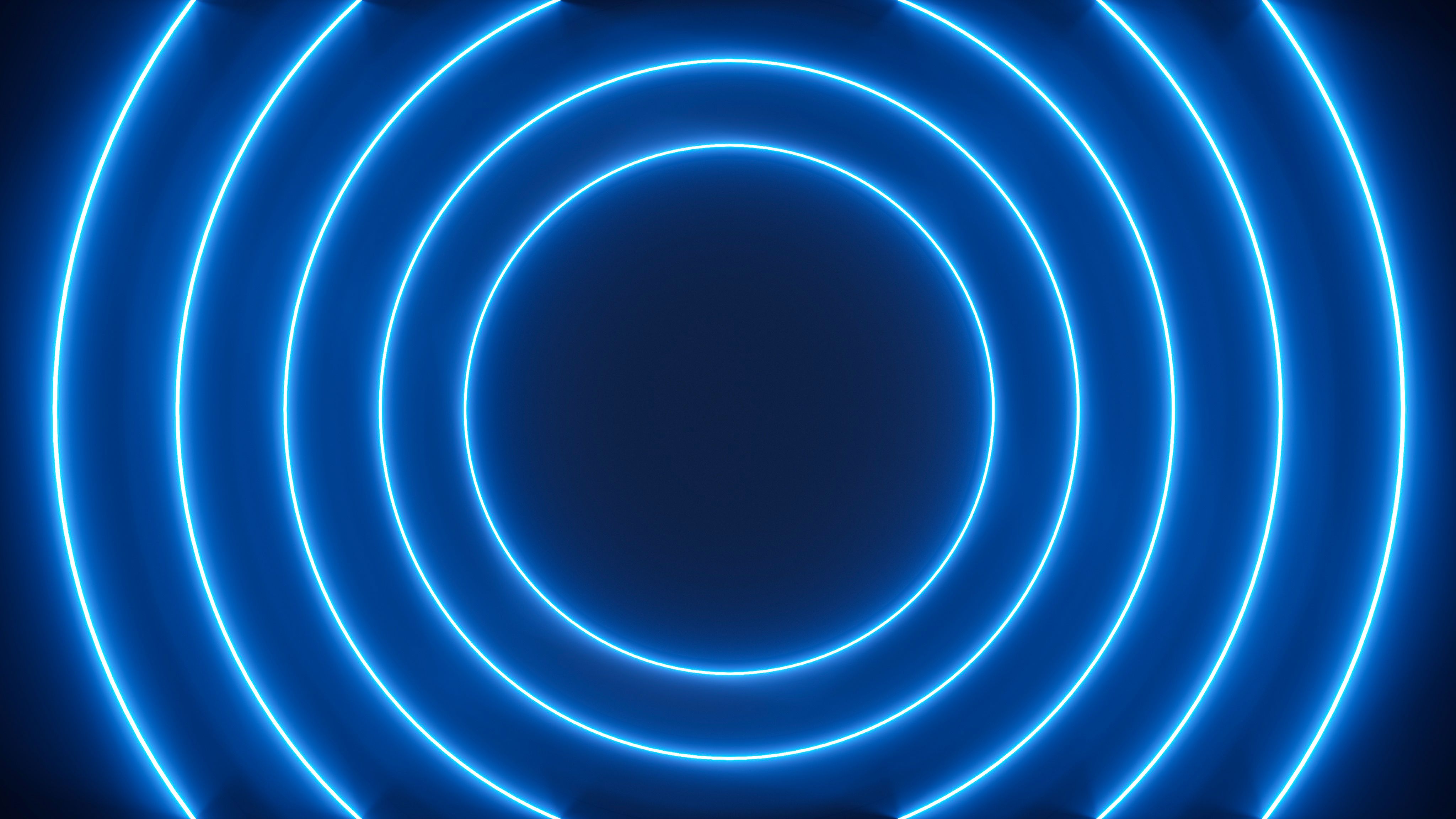 Image showing blue digital rings